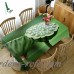 Personalizar 3D mantel verde planta de loto patrón a prueba de polvo espesar algodón boda mesa rectangular de tela textil hogar ali-78850220